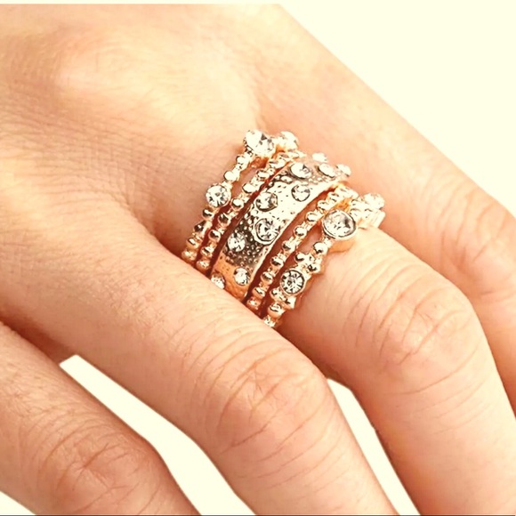 Jewelry - Rose Gold Stackable Rings